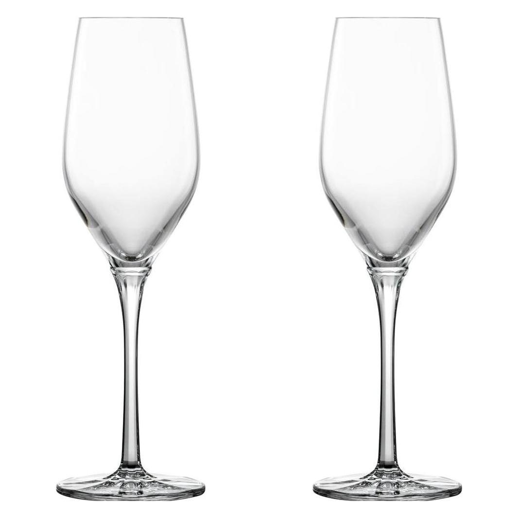 Zwiesel ZWG Sektglas Roulette 305ml (30.50 cl, 2 Gläser, Sektgläser) (122614)