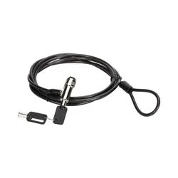 Conceptronic CUSTODIO02BN Laptop-Schloss, Nano-Sicherheitsschlitz, 1.8m