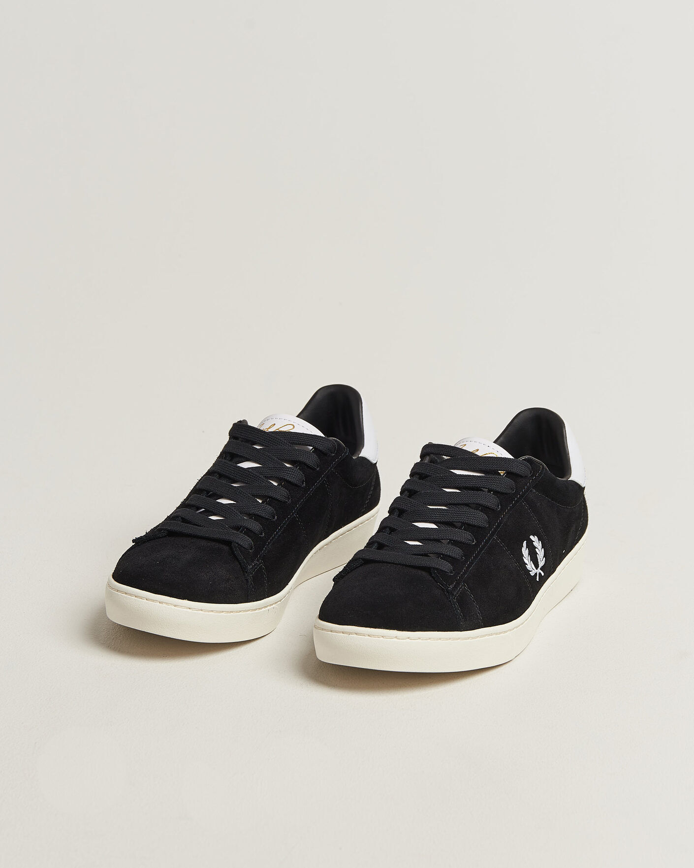 Fred Perry Spencer Suede Sneaker Black men 45 Sort