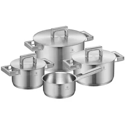 WMF Ultimo Freddo, Pfannenset + Topfset, Silber
