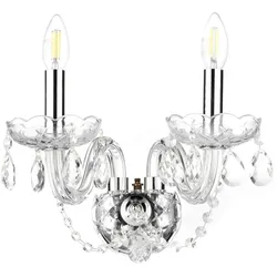 Wandleuchte Svetlana Chromfarben max. 6 Watt Wandlampe
