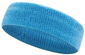 Uplifted Finds AOLIKES Elastic Cotton Athletic Headband And Moisture Wicking Sweatband For Gym Fitness And Sports sky Blue