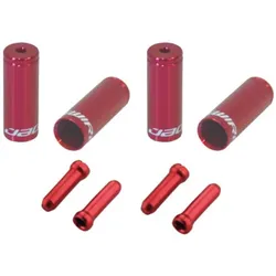 JAGWIRE Endkappen Kit Universal Pro 4 / 5 mm | rot