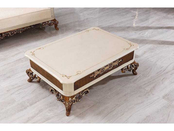 Xlmoebel Couchtisch Designer Holztisch im luxuriösen Stil als Beistelltisch, Made in Europa