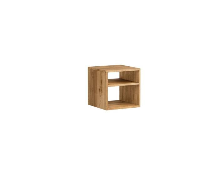 skølm Nachtschrank Floki aus Eiche Massivholz Nachtschrank mit Ablage, 40x40x40 cm
