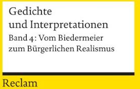 Günter Häntzschel - Gedichte und Interpretationen / Vom Biedermeier zum Bürgerlichen Realismus - Preis vom 15.10.2026 23:06:25 h