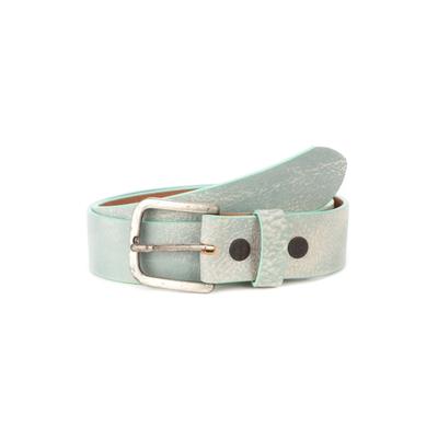 Ledergürtel BA98-COLOGNE "BA98-Cologne Gürtel", Damen, Gr. 105, grün (mint), Obermaterial: 100% Lammleder LEL., uni, Gürtel Ledergürtel, handgefertigt