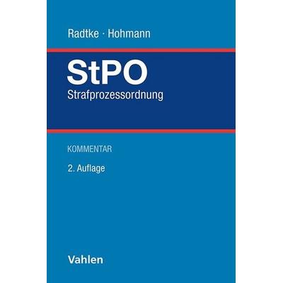 Strafprozessordnung. StPO, Gebundene Ausgabe von , Vahlen, Franz, 978-3-8006-5193-1