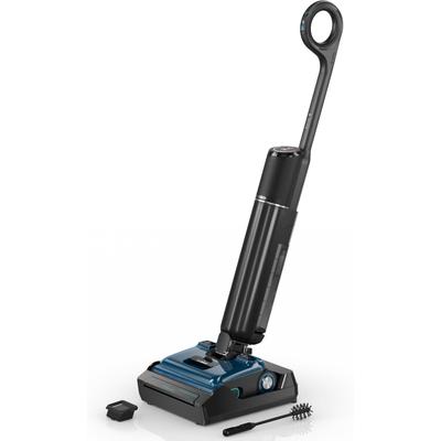 BOSCH Nass-Trocken-Sauger "OneFlow Serie 6 BHF61BM/BHF61BS, Selbstreinigung, 24.000 PA Saugkraft", schwarz (schwarz, blau (bhf61bs)), B:30,4cm H:115,8cm T:35,9cm, Mehrzwecksauger, Saugen & Wischen in einem, Anti-Haarverwicklung