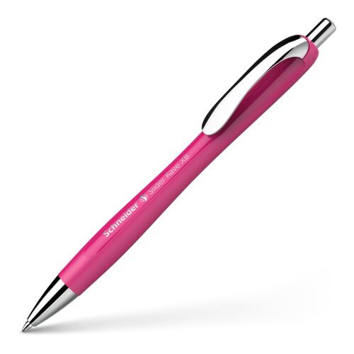 Schneider Kugelschreiber Slider Rave XB pink Schreibfarbe blau, 1 St.