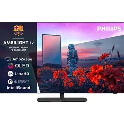 PHILIPS Ambilight TV 48OLED811/12 OLED (Flat, 48 Zoll / 121 cm, UHD 4K, SMART TV, Ambilight)