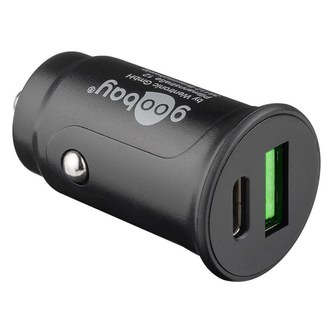 Goobay Dual-USB Auto-Schnellladeset Lightning 27 W (72166)