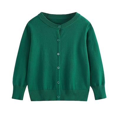 Kinder Unisex Pullover Einfarbig Langarm Knöpfe Outdoor Mode Schwarz Herbst Kleidung 4-12 Jahre