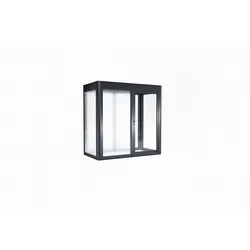 SunElements Design Gewächshaus SunCasa Deluxe mit Photovoltaik-Option 2.1 anthrazit-metallic, Wände: ESG 5mm satiniert, Dach: 6mm Acrylglas