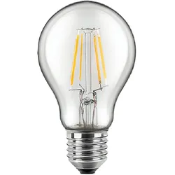 HWH LED Birnenlampe, E27, 4.5W 2700K 470lm, Glas klar BLU-49058