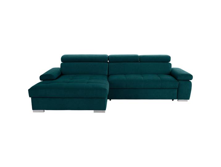 Livetastic Ecksofa, Dunkelgrün, Holz, 292x183 cm, Made in EU, Rücken echt, Wohnzimmer, Sofas & Couches, Wohnlandschaften, Ecksofas