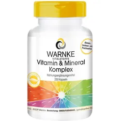 Vitamin & Mineral Komplex Kapseln 250 St