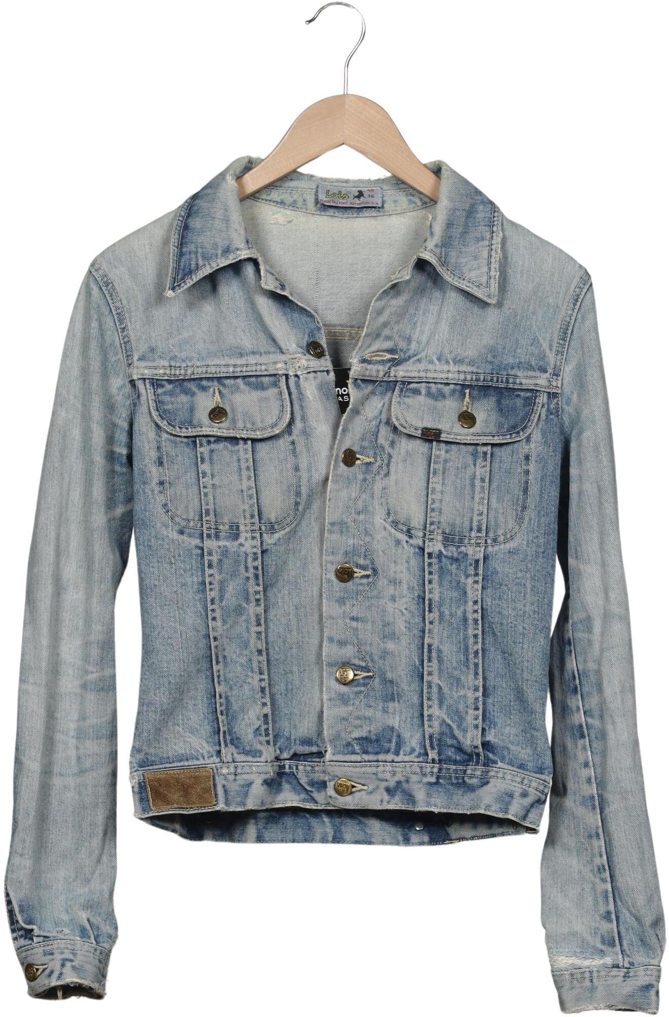 Lois Damen Jacke, Hellblau, Gr. EU 36, kein / Etikett - Second Hand