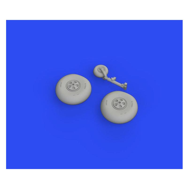 Eduard Beaufort Mk.I wheels for Airfix (672251)