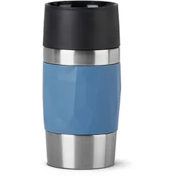Emsa Isolierbecher Travel Mug Compact Blau 300 ml