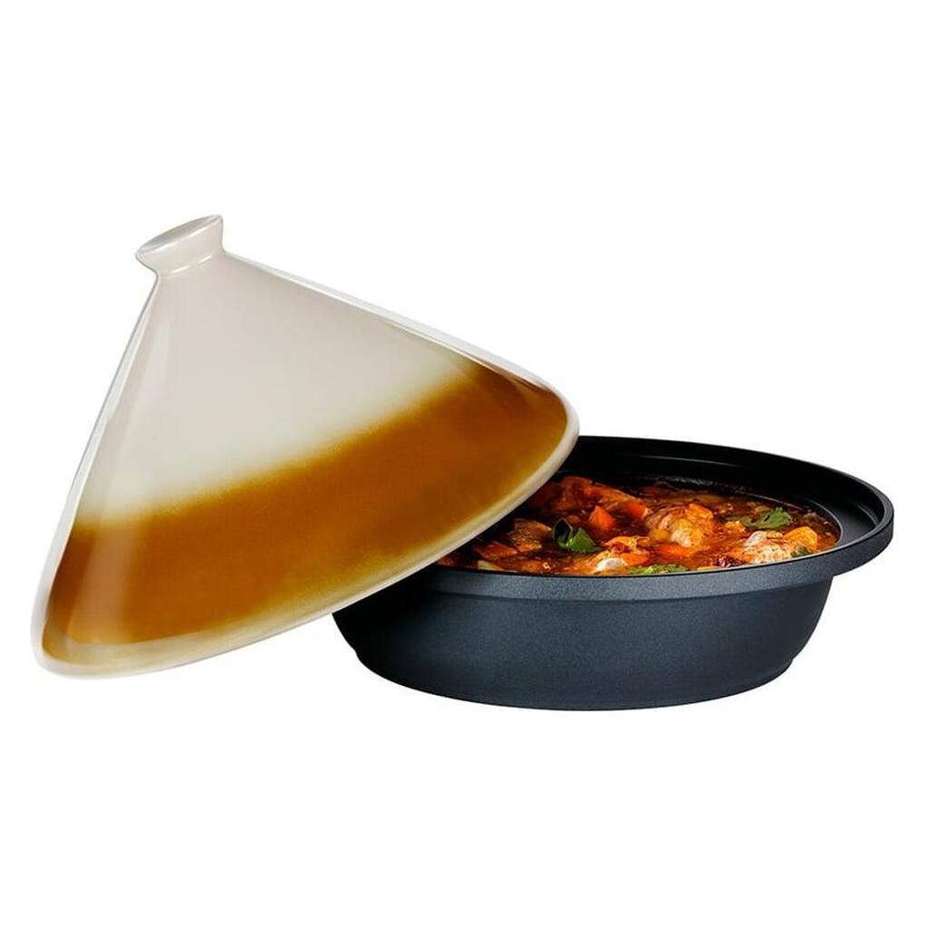 alpina Tajine-Topf Induktion (Tajine Topf, Gusseisen, Keramik, 30 x 25 cm) (871125257464)
