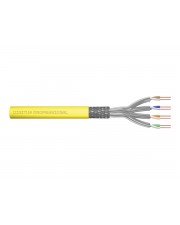 DIGITUS Cat.7A S/FTP Verlegekabel 500 Meter simplex B2ca Gelb (DK-1745-A-VH-5)