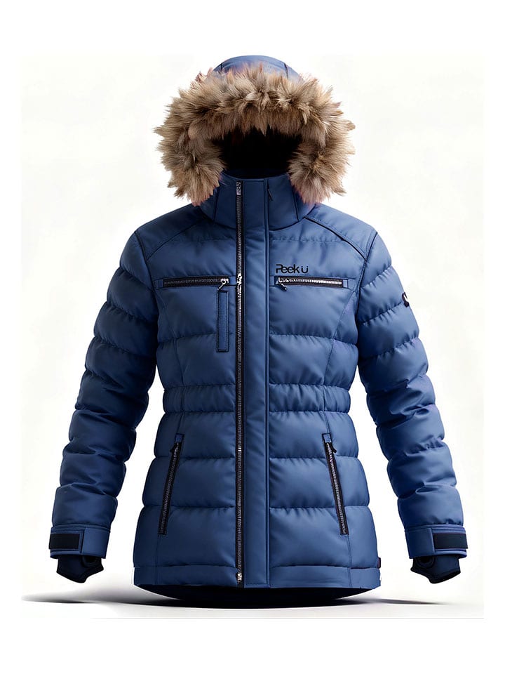 Peek U Winterparka in Dunkelblau - 128