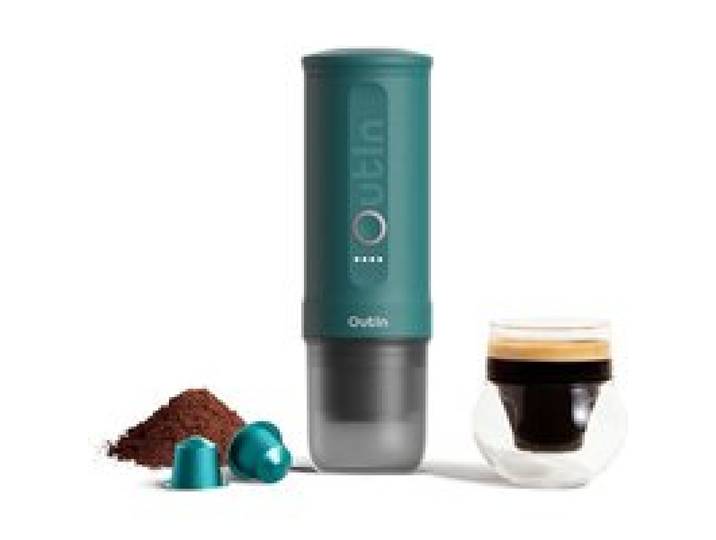Machine à Café Expresso Portable Auto-chauffante - USB-C Compatible Moulu et Capsules - Pour Voyage et Camping