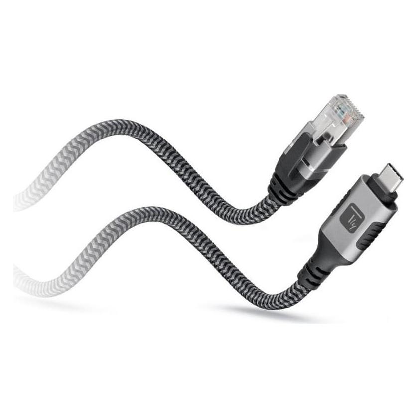 Techly Kabel sieciowy USB-C na Gigabit Ethernet RJ45 3m (CAT6, 3 m) (ICOC U3C-RJ45-030)