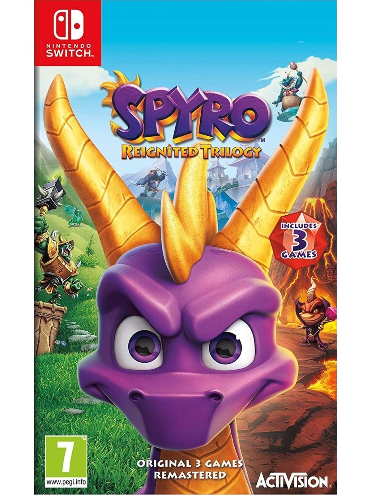 Spyro Reignited Trilogy - Nintendo Switch - Platformer - PEGI 7