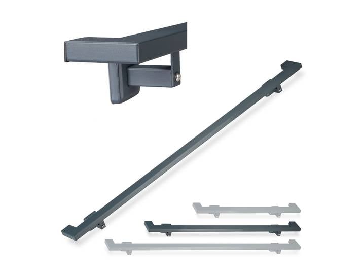 Handlauf eckig 1500 mm Anthrazit