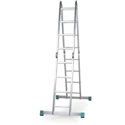 Alu Gelenkleiter, vielfältig ALVE FORTE, 4x4 Sprosen, Länge 4,76 m