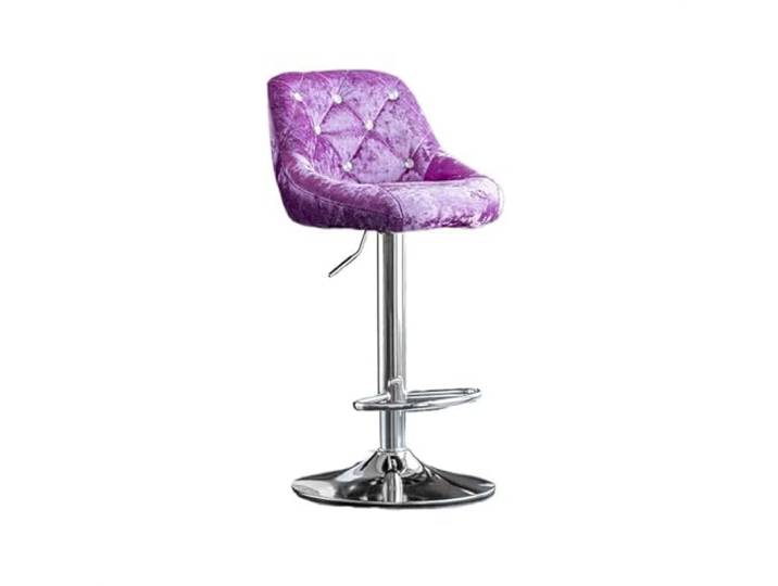 Barstühle 60–80 cm hoher, drehbarer Haushalts-Küchenstuhl(Light purple)