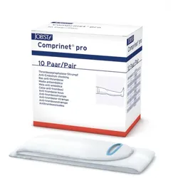 Comprinet pro Thromboseprophylaxe-Strumpf, oberschenkellang, weiß Gr. 2 / 10 Paar