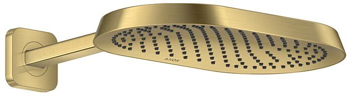 Hansgrohe Axor ShowerSphere Kopfbrause 39749950 370x220mm, mit Brausearm, 1jet, brushed brass