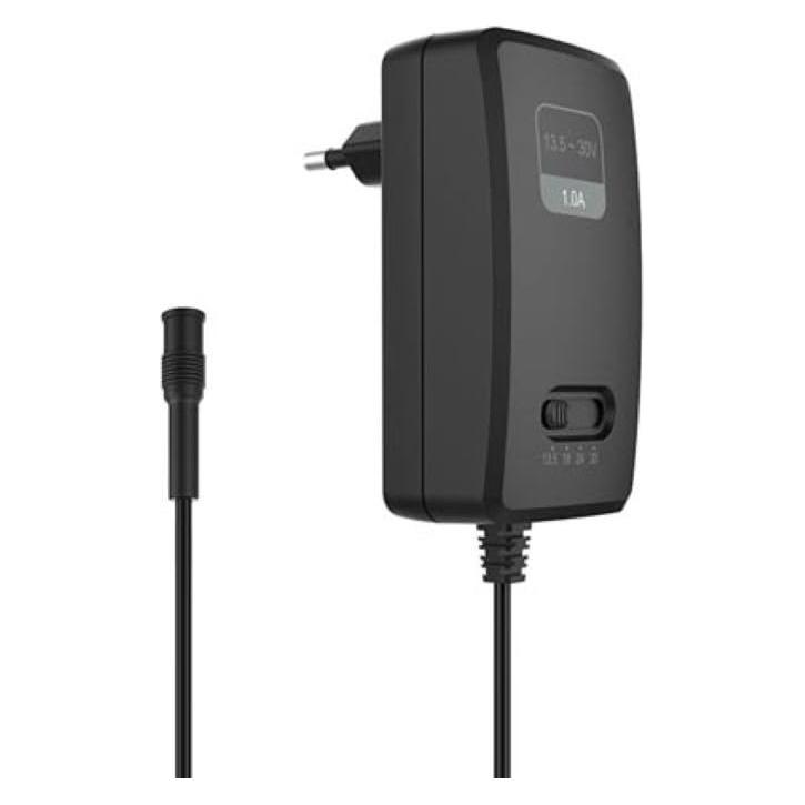 Velleman STECKERNETZTEIL - EINSTELLBAR - 13,5 TO 30 VDC - 30 W - 1 A max. (PSS6EMV30)