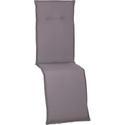 Relaxsesselauflage Tanana ca.170x46x8cm Hellgrau