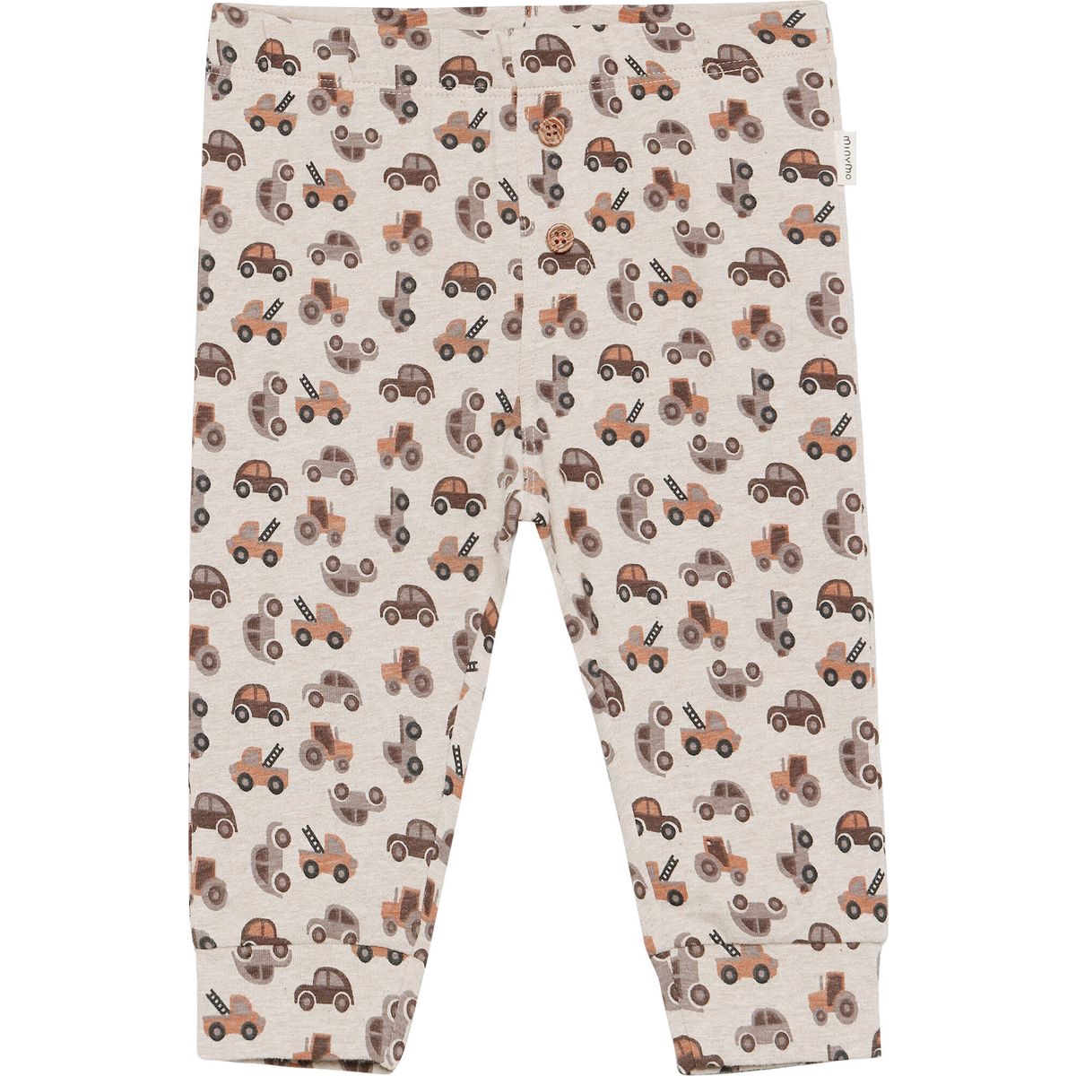 Minymo Pants AOP beige melange (2055) 74 114564-2055-74