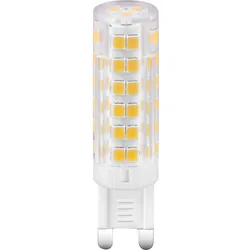 LED Leuchtmittel 4,2 Watt Glühbirne G9 Lampe 400 Lumen 3000K Kolbenform warmweiß, DxH 1,55x6 cm