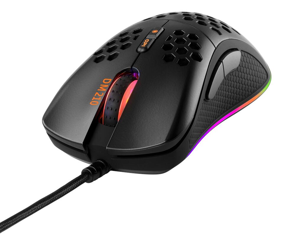 Deltaco DM210 Gaming Maus, Schwarz GAM-108