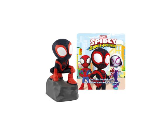 tonies 56 min 11000465 Marvel - Spidey und seine Super-Freunde - Doc Ocks Superoktopus & 3 weitere spannende Abenteuer (Schwarz/Rot)