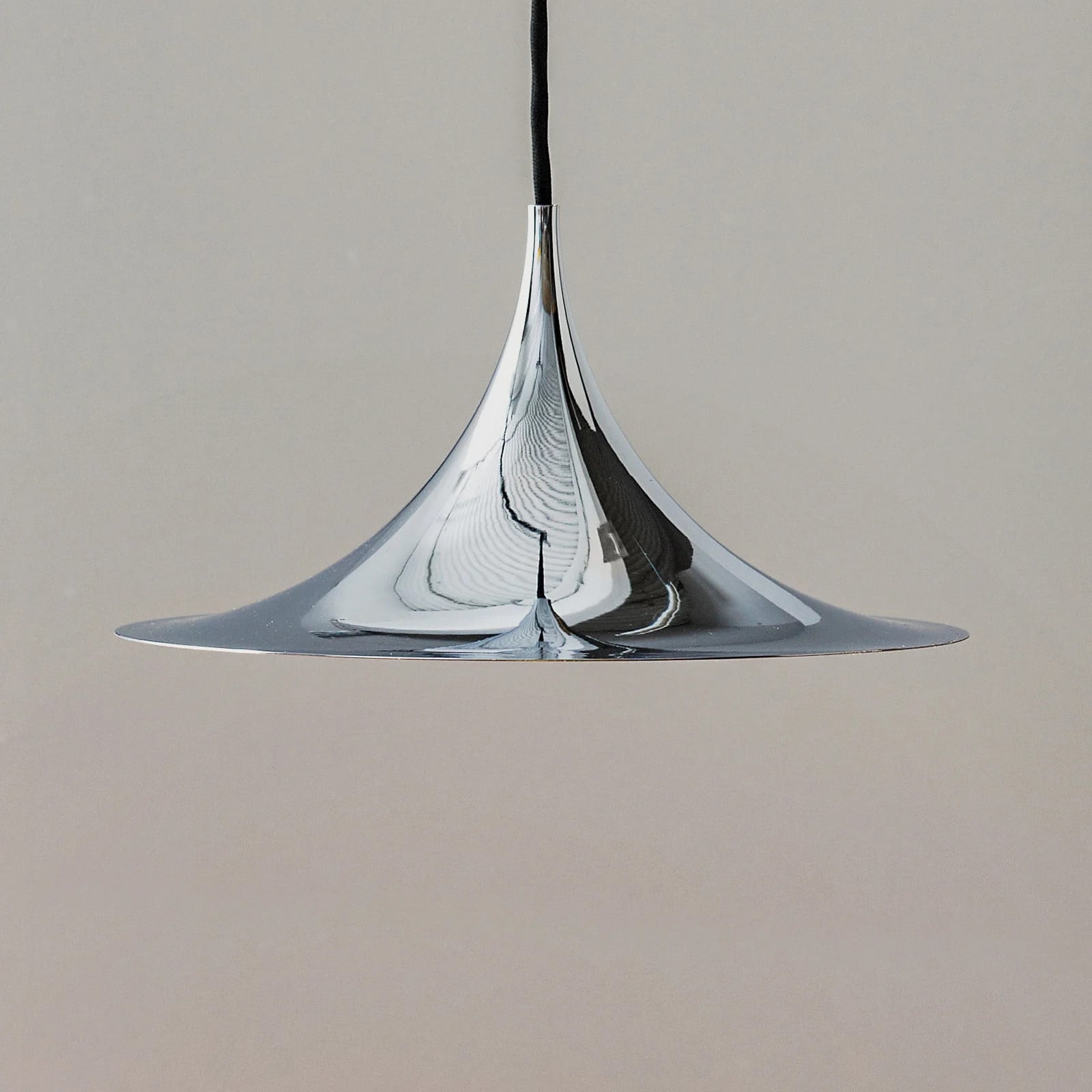 GUBI Semi Hanglamp Chroom Ø30 cm