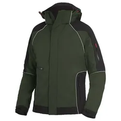 Softshelljacke "WALTER" - XL - olive/schwarz