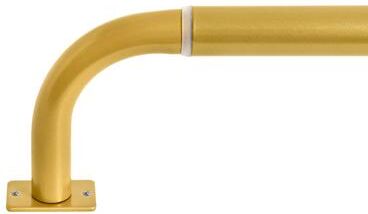 Meriville 1-Inch Diameter Wrap Around Blackout Curtain Rod