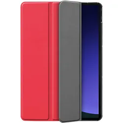 Just in Case Hülle 360 Grad Rotation Tablet Case mit Stand (Samsung Galaxy Tab S10 FE, Samsung Galaxy Tab S10 Lite, Samsung Galaxy Tab S9, Samsung Galaxy Tab S9 FE), Tablet Hülle, Rot