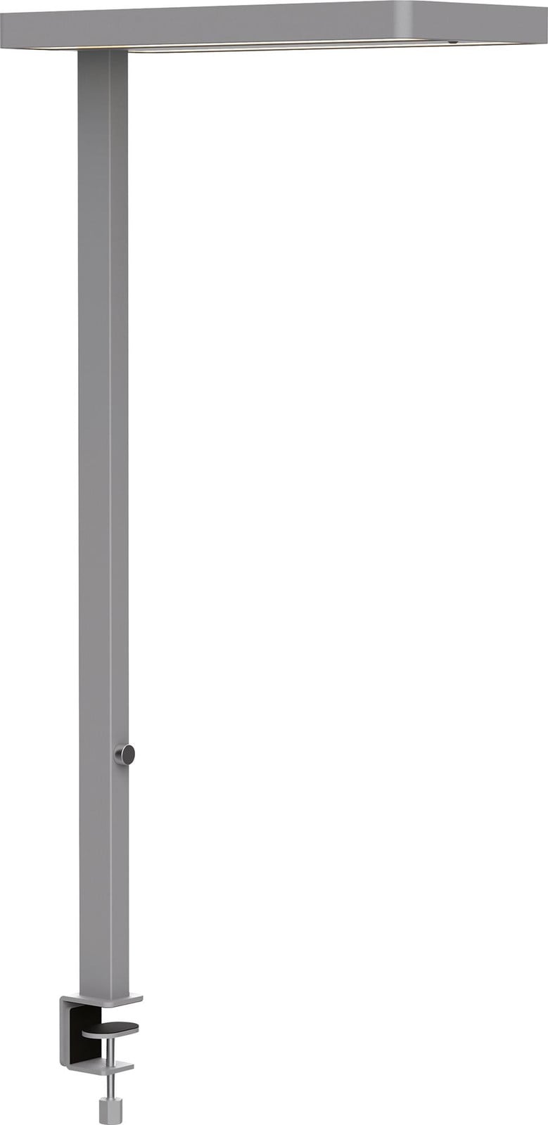 MAUL juvis 82587 95 LED-tafellamp met sensor en klemvoet, dimbaar, zilver