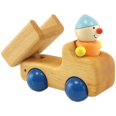 Pfingstweid - Kipper Benjamin aus Erle mit flexiblem Stehwicht Moni, Räder aus Buche, Holz