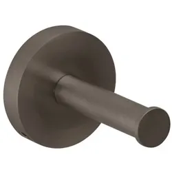 Herzbach Design iX PVD Handtuchhaken 21.819500.1.40 62mm, Black Steel, Wandmontage