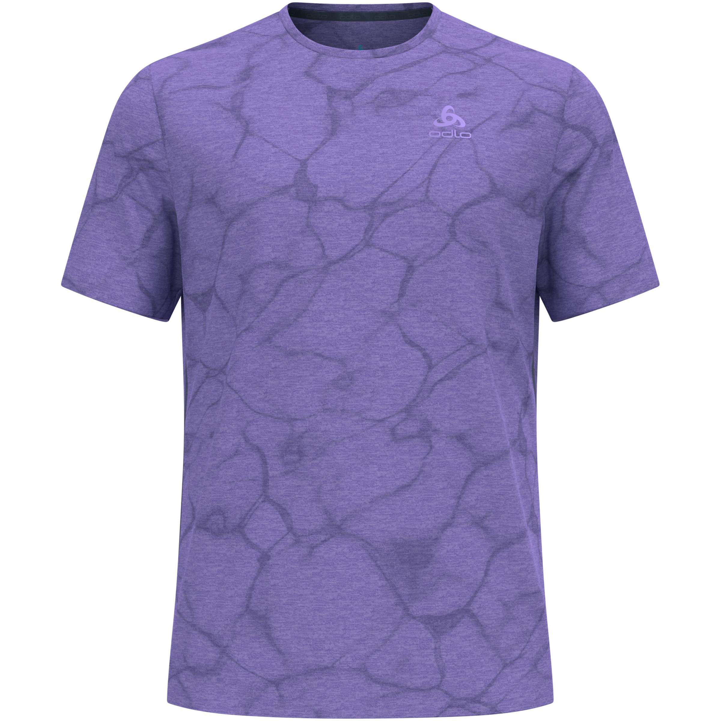 Odlo Zeroweight Engineered Chill-Tec Herren Laufshirts lila Größe XXL Laufen | Trailrunning