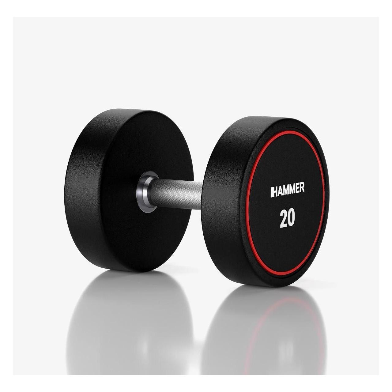 Hammer Fitness Kompakthantel PU 20 kg (1 x 20 kg) (17427)